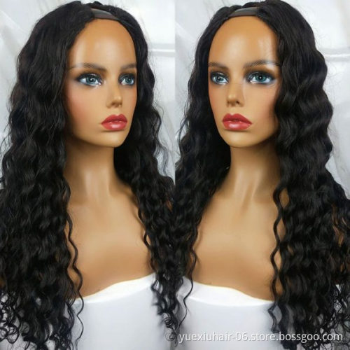 150% Density Virgin Hair Wigs Full Cuticle Aligned Unprocessed 100% Virgin Hair 16-28 Inch Wigs 13*4 Lace Front Loose deep wave